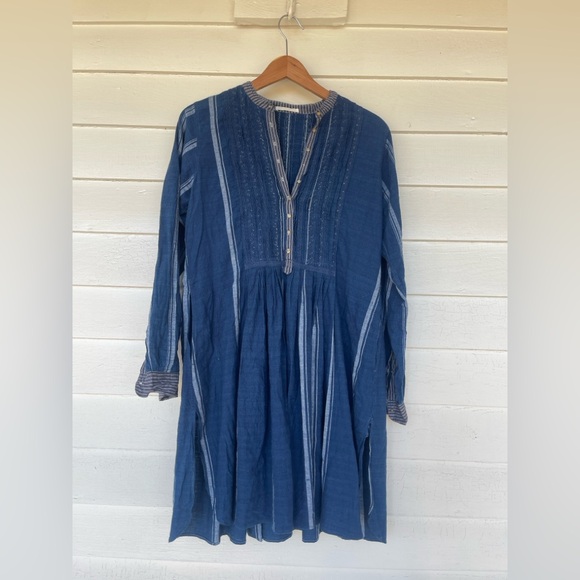 petite amalie cord embroidered smock dress Elodie Smock Dress in Nocturne